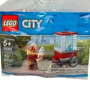 LEGO City Popcorn Cart 30364 NEW Sealed Building Toy 43 Pieces Collectible Set